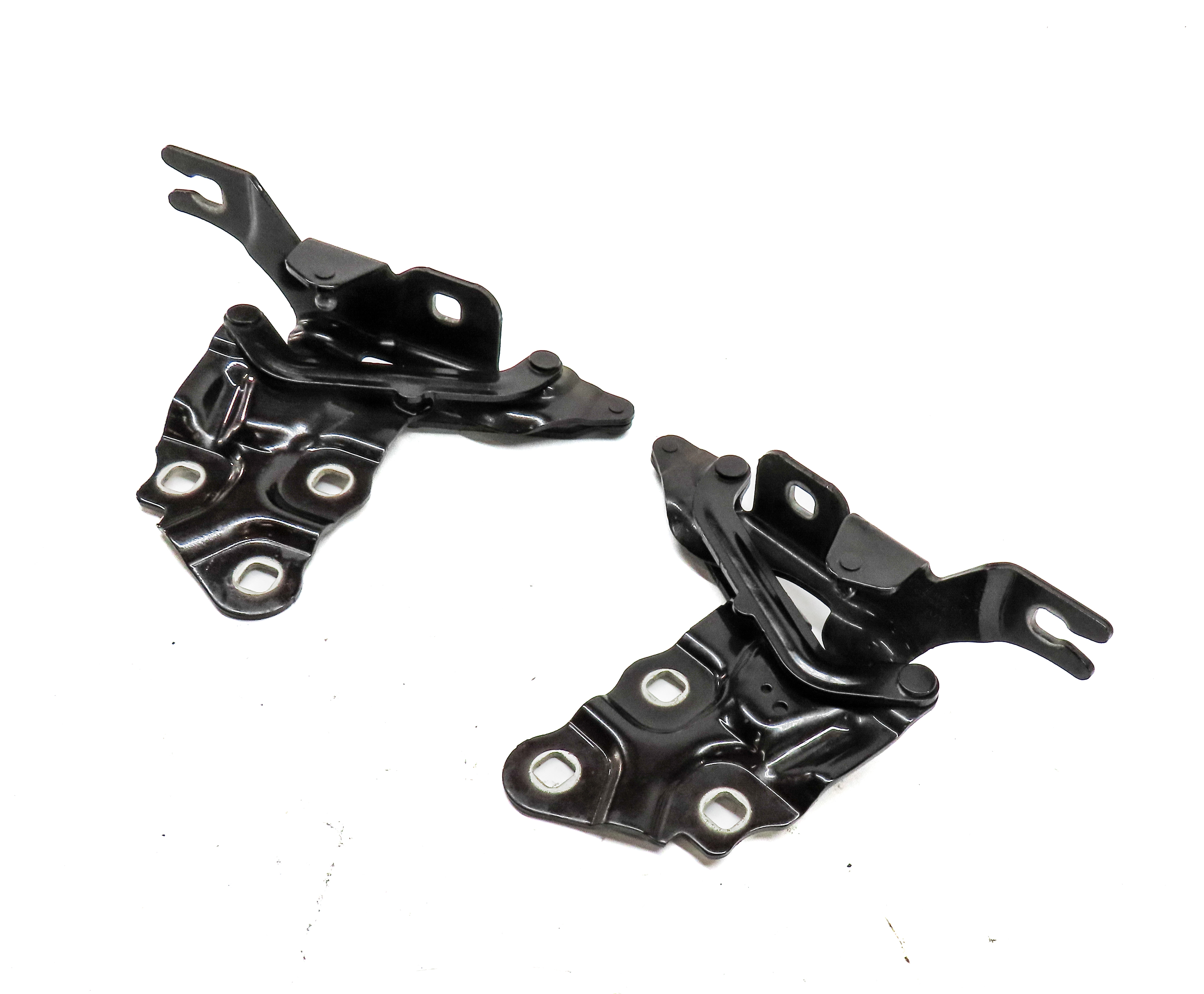 2011-2018 BMW X3 X4 (F25 F26) FRONT LEFT & RIGHT HOOD HINGE SET 2 (Brown) — exact item pictured